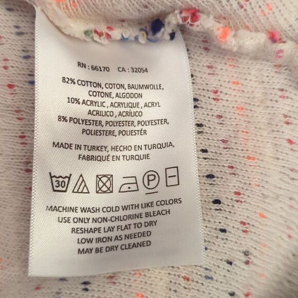 Anthropology Postmark colorful textured knit peek a boo sleeve sweater - Picture 5 of 10